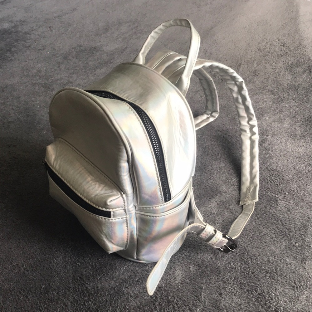 Holographic Mini Backpack